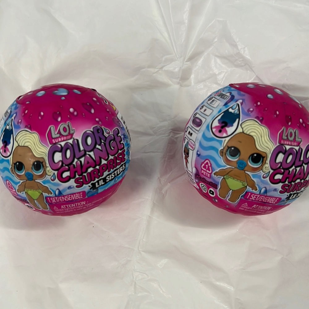 2 LOL SURPRISE COLOR CHANGE SURPRISE LIL SISTERS